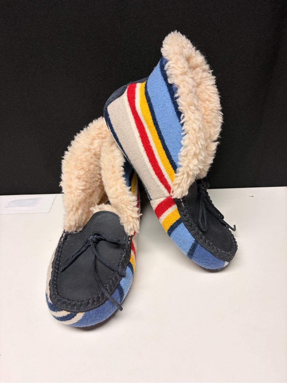 UGG x Pendleton moccasin slipper booties